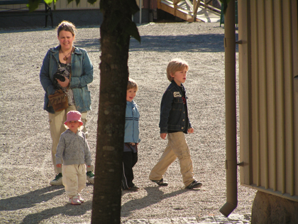 Familjen Lindskog -fotograf på Berget